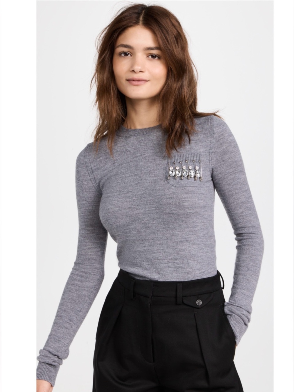 No. 21 Safety Pin Sweater